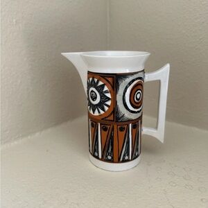 Portmeirion Variations Susan Williams-Ellis Geometric Motif Creamer/SM Pitcher